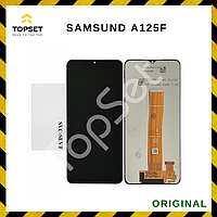 Дисплей (Экран) Samsung A125F/A127F (A12/A12 Nacho) в сборе с тачскрином Черный - ОРИГИНАЛ