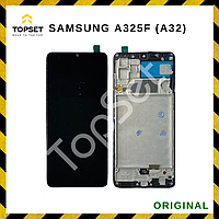 Дисплей (Экран) Samsung A325F (A32) МОДУЛЬ Черный - (AMOLED, с регулировкой подсветки)