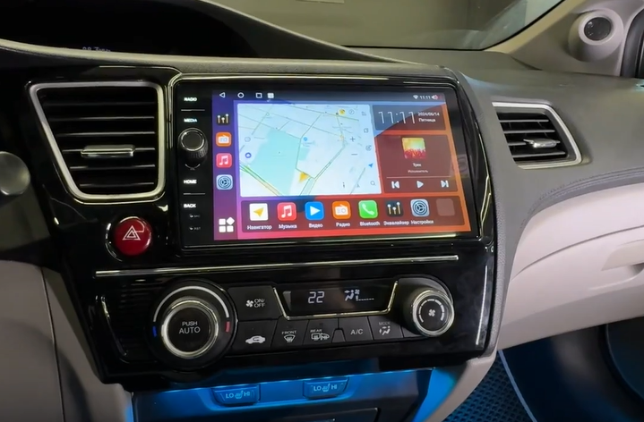 Штатная магнитола Honda Civic 9 4D 2013-2017 (седан) Canbox Android 10 (4G-SIM, 4/64, DSP, QLed)