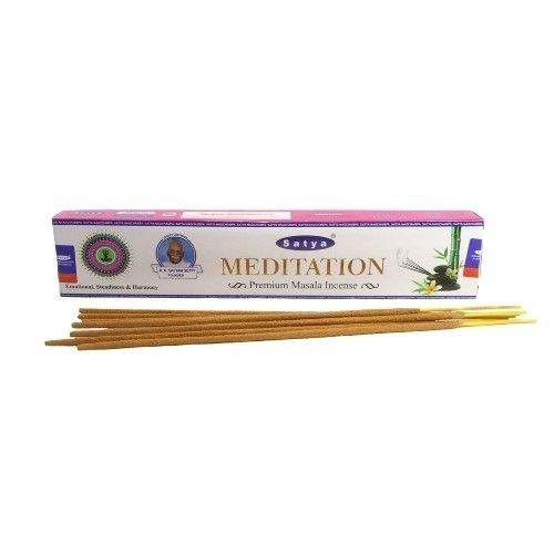 Благовония Медитация, Satya Meditation Premium, 15 г – восстанавливают баланс
