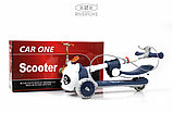 Детский самокат RiverToys HB-T-66 (синий) 2 в 1 Складной, фото 4