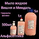 ВИШНЯ и МИНДАЛЬ (канистра 5 литров) жидкое мыло для гигиенической обработки рук и кожных покровов, фото 3