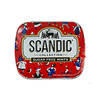 Леденцы "Scandic", 14 г, без сахара, клубничный микс