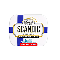 Леденцы "Scandic", 14 г, без сахара, арктическая мята