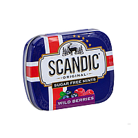 Леденцы "Scandic", 14 г, без сахара, лесные ягоды