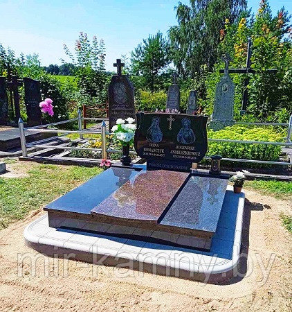 ЗАКАЗАТЬ ДВОЙНОЙ ПАМЯТНИК ИЗ ГРАНИТА"ПОД КЛЮЧ"