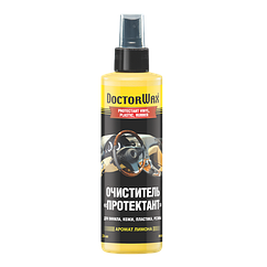 DOCTOR WAX DW5248 - Очиститель «Протектант» для винила, кожи, пластика, резины,  спрей 236 мл