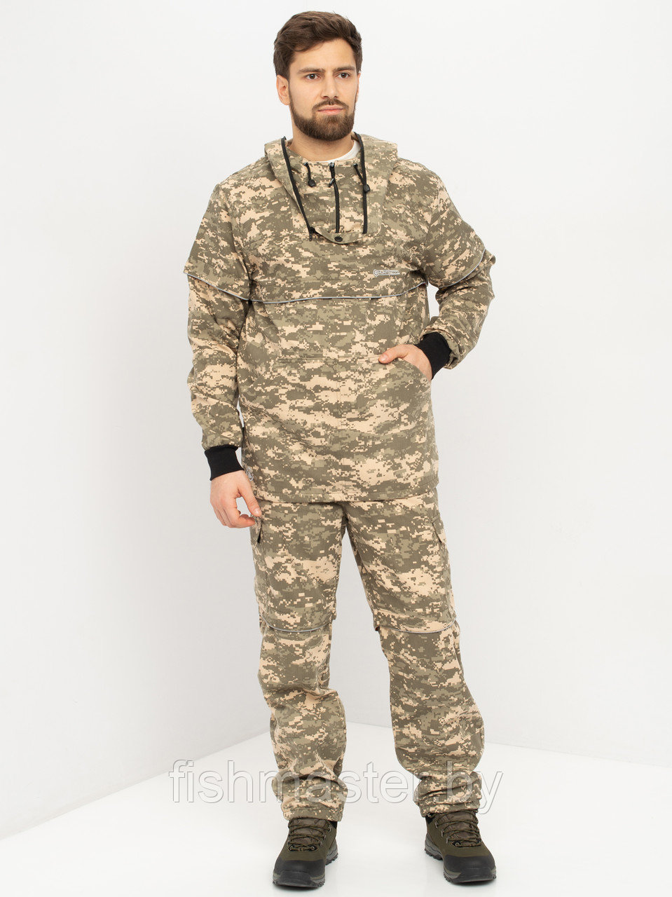 Костюм летний HUNTSMAN Антигнус Люкс Св.пиксель128/2 тк Сорочка Смесовая