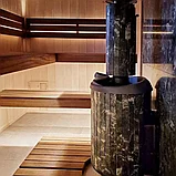 Чугунная банная печь Атмосфера L в ламелях "Верде Гватемала", фото 5