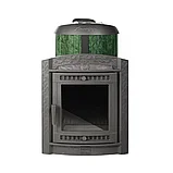 Чугунная банная печь Атмосфера L в ламелях "Верде Гватемала", фото 2
