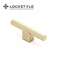 Ручка мебельная CEBI A4240 016 мм STRIPED (в полоску) цвет PC35 матовое золото