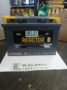Автомобильный аккумулятор AKOM Reactor 6CT-75 (75 А/ч) рус