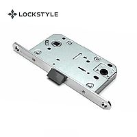 Механизм дверной врезной LOCKSTYLE 410B PVC комплект с ответной планкой CP (хром)