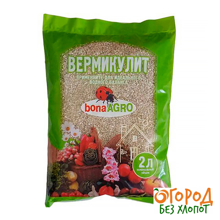 Вермикулит bonaAGRO, 2л.