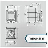 Чугунная банная печь Атмосфера L в облицовке "Амфиболит", фото 4