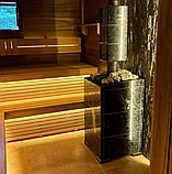 Чугунная банная печь Атмосфера XL в облицовке "Амфиболит", фото 5