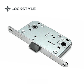 Механизм дверной врезной LOCKSTYLE 410B PVC комплект с ответной планкой CP (хром)