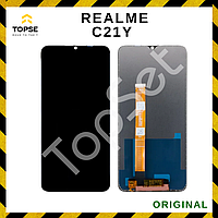 Дисплей (Экран) Realme C21Y (RMX3261/RMX3263) в сборе с тачскрином Черный - ОРИГИНАЛ