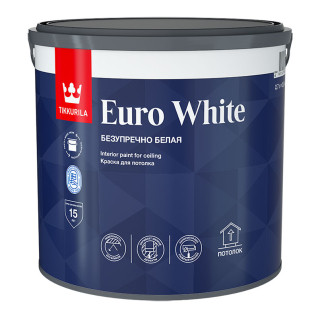 TIKKURILA EURO WHITE (ТИККУРИЛА ЕВРО ВАЙТ) 9л