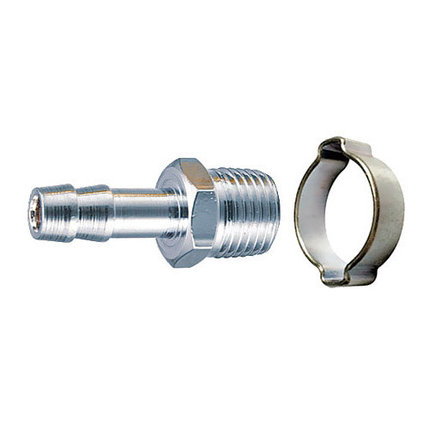 Переходник FUBAG 1/4 "M - елочка 6 мм с обжимным кольцом, фото 2