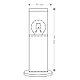 Ландшафтный светильник DH1303 IP54 E27 230V, черный, фото 2