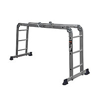 Лестница-трансформер алюминиевая SKIPER TRL4-3Н (4x3шт, 326см, выс. помоста 90см, шир. 35см, 150кг)