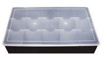 Органайзер SPEC equipment 12,5" пластиковый, черный, от 5 до 20 ячеек (28х16,4х5,6)