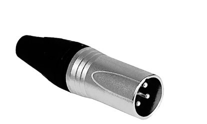 INVOTONE XLR3M500 - разъём XLR 3Р, кабельный, папа, корпус металл/ пластик
