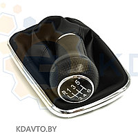 Ручка кулисы КПП Фольксваген Гольф 4 1997-08г. в комплекте с чехлом Volkswagen Golf IV 1997-08г.