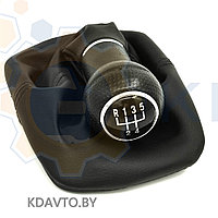 Ручка кулисы КПП Фольксваген Гольф 4 1997-08г. в комплекте с чехлом Volkswagen Golf IV 1997-08г.