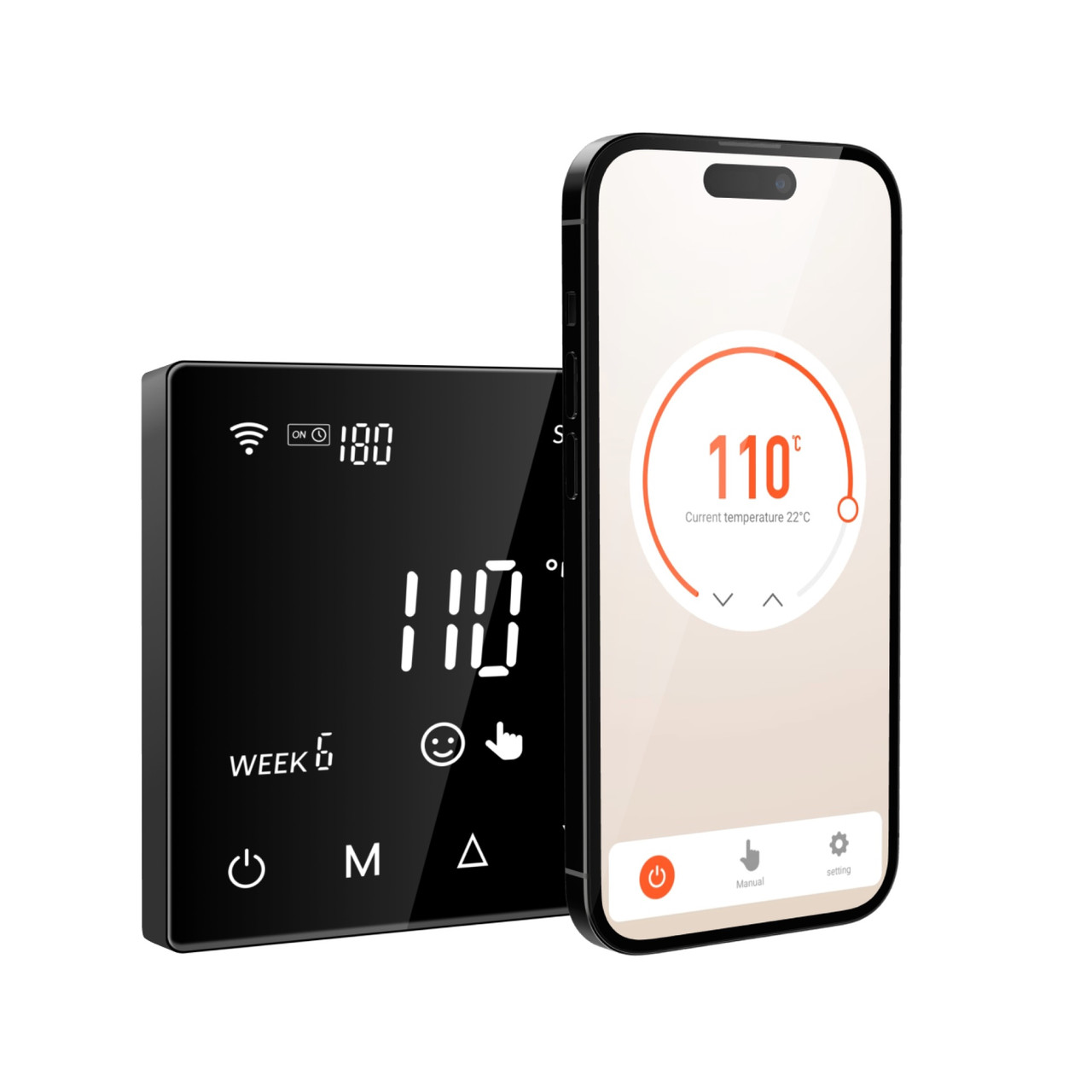 Henki Smart sauna controller model 1  черный, до 15кВт, WiFI