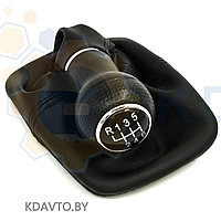 Ручка кулисы КПП Фольксваген Гольф 4 1997-08г. в комплекте с чехлом Volkswagen Golf IV 1997-08г.