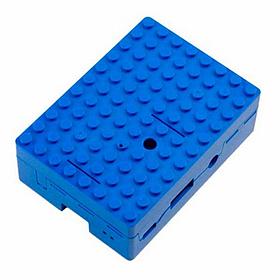 Корпус ACD RA184 Blue ABS Plastic Building Block case for Raspberry Pi 3 B (CBPIBLOX-BLU) (494354)