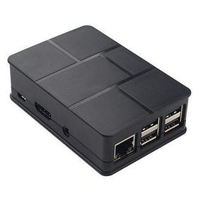 Корпус ACD RA186 Black ABS Plastic Case Brick style w/ Camera cable hole for Raspberry Pi 3 B (RASP1787)