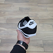 Кроссовки Nike Cortez Nylon Black White, фото 4