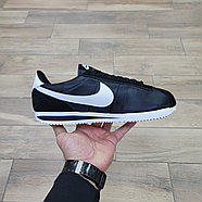Кроссовки Nike Cortez Nylon Black White, фото 2