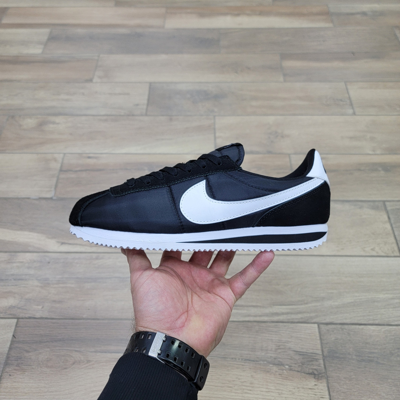 Кроссовки Nike Cortez Nylon Black White