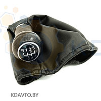 Ручка кулисы КПП Фольксваген Гольф 4 1997-06г. в комплекте с чехлом Volkswagen Golf IV (1J1,1J5) 1997-06г.