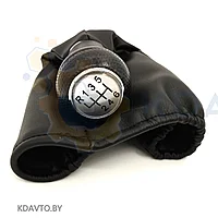 Ручка кулисы КПП Фольксваген Гольф 3 1991-99г в комплекте с чехлом Volkswagen Golf III (1H1,1H5,1E7) 1991-99г