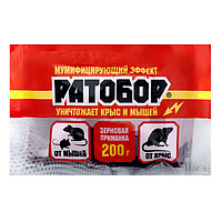 Зерновая приманка "Ратобор" от грызунов, пакет, 200 г