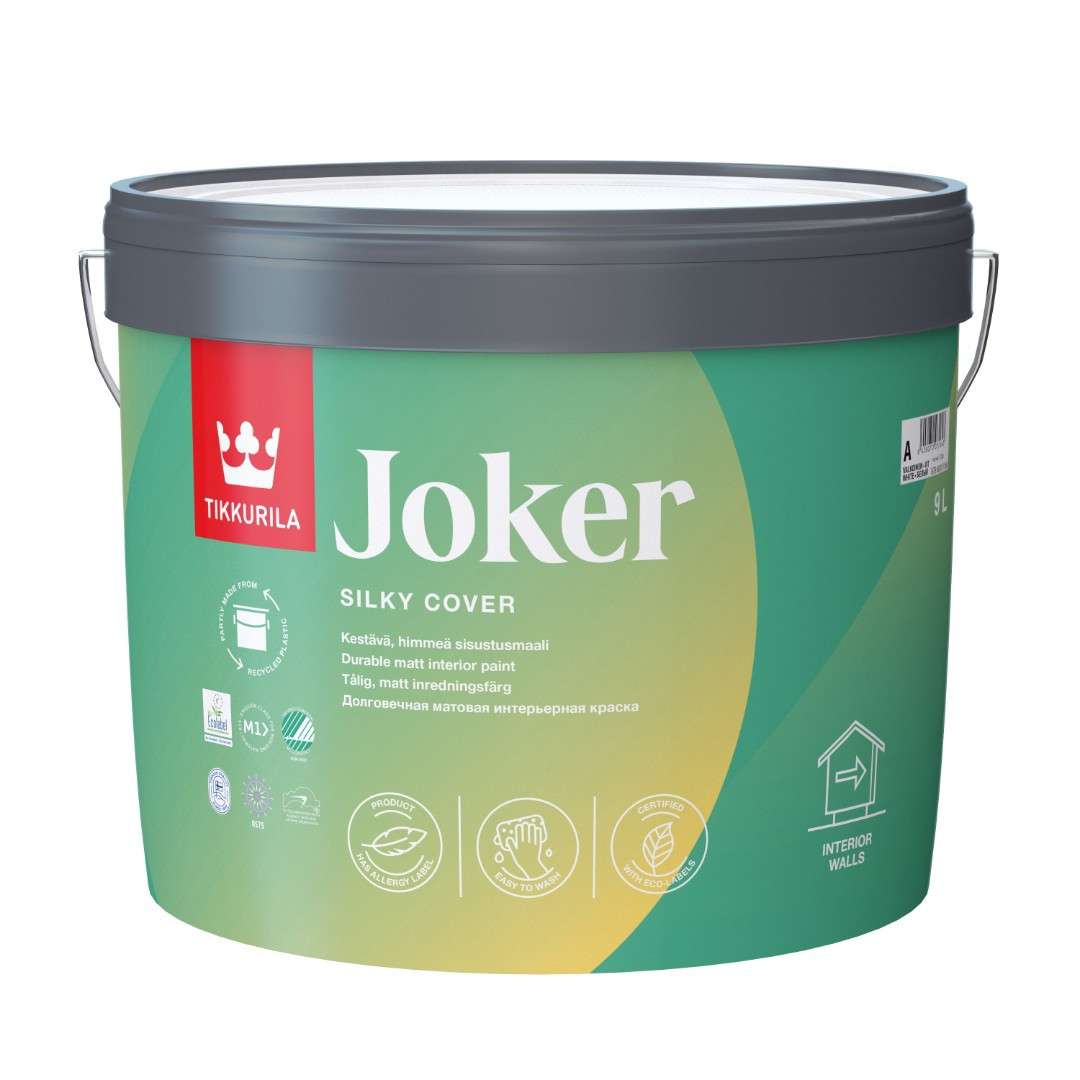 Джокер  Joker Тиккурила, интерьерная гипоаллергенная краска, С, 2,7л