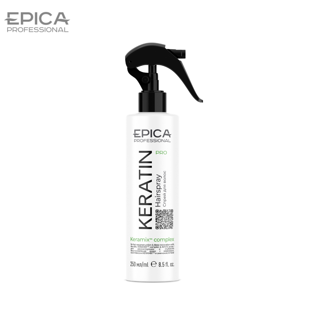 Спрей для реконструкции волос Epica Professional KERATIN PRO 250мл