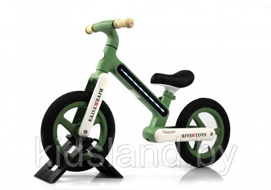 Детский беговел  RiverToys , арт. HB-002 ( зелёный)