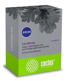 Картридж матричный Cactus CS-ERC28 12.7x3.1 фиолетовый для Epson