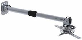 Кронштейн для проектора Cactus CS-VM-PR16L-AL, до 13.6кг, потолочный, поворот и наклон, серебристый