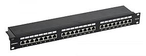 Патч-панель ITK (PP24-1UC5EF-K05-G) 19" 1U 24xRJ45 кат.5E FTP