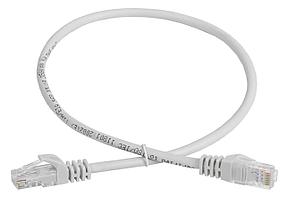 Патч-корд ITK вилка RJ-45, вилка RJ-45, кат.5E, ПВХ, 3м, серый [pc01-c5eu-3m-g]