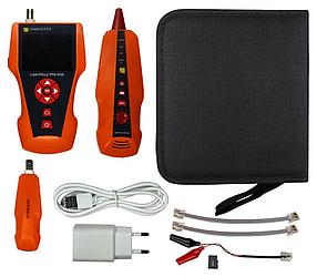 Тестер кабельный Lanmaster LAN-PRO-L/TPK-POE оранжевый/черный