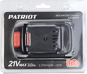 Батарея аккумуляторная Patriot PB BR 21V(Max), 21В, 3Ач, Li-Ion [180301123]