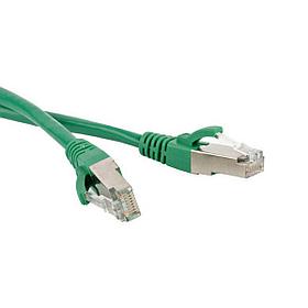 Hyperline PC-LPM-STP-RJ45-RJ45-C5e-1.5M-LSZH-GN Патч-корд F/UTP, экранированный, Cat.5е (100% Fluke Component